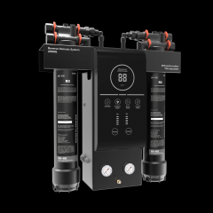 Tankless commercial water purifier with physical isolation for reliable filtration